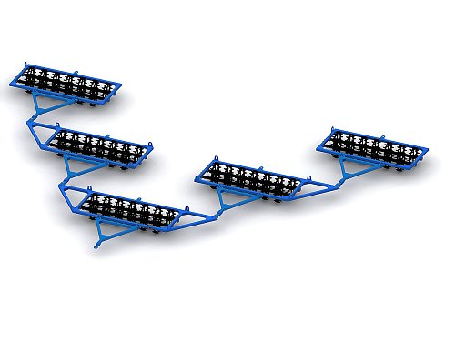 5ККШП-10-02 (520) Каток кольчато-шпоровый прицепной