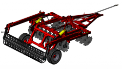 БД-2,7х2П Борона дисковая прицепная